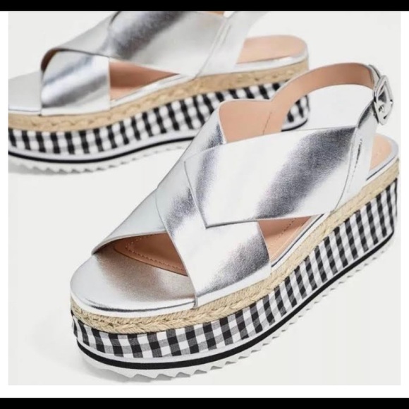 Zara platform sandals